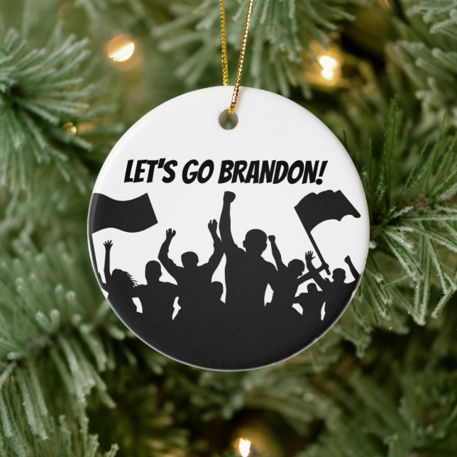 LÅT OSS GO BRANDON! CHRISTMAS ORNAMENT (Träd)