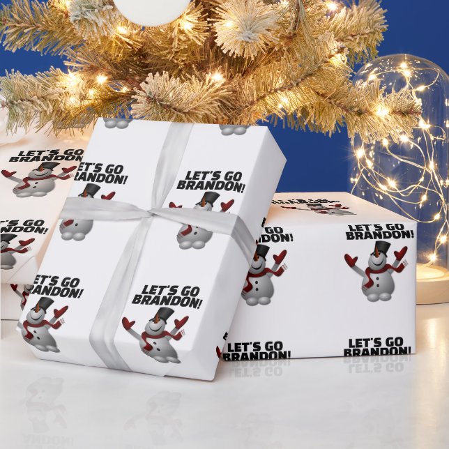 LÅT OSS GO BRANDON CHRISTMAS SNÖGUBBE PRESENTPAPPER (Helgdagar)