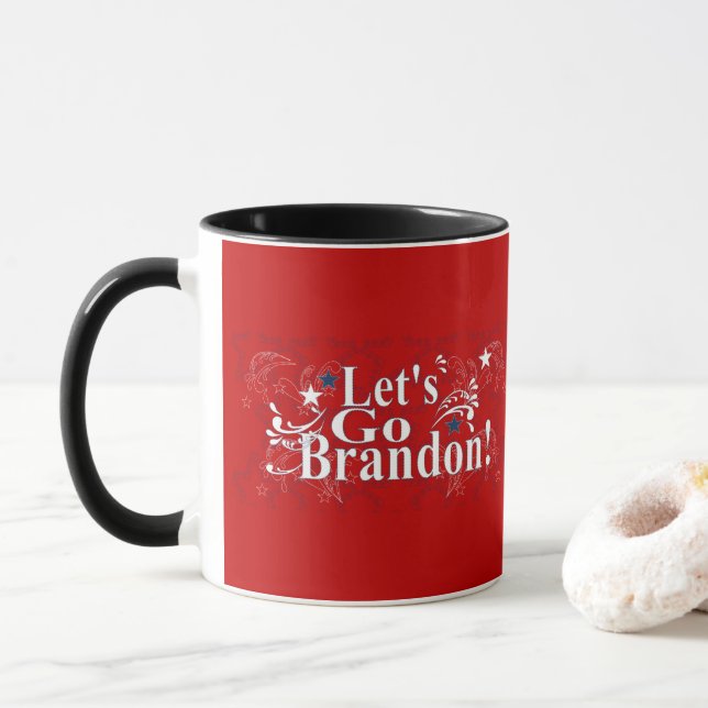Låt oss Go Brandon Coffee Mugg (Med munk)