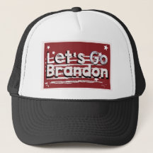 Låt oss Go Brandon Distress American Flagga