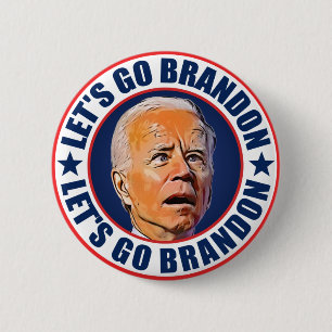 Låt oss Go Brandon fjb roligt anti joe Biden Knapp