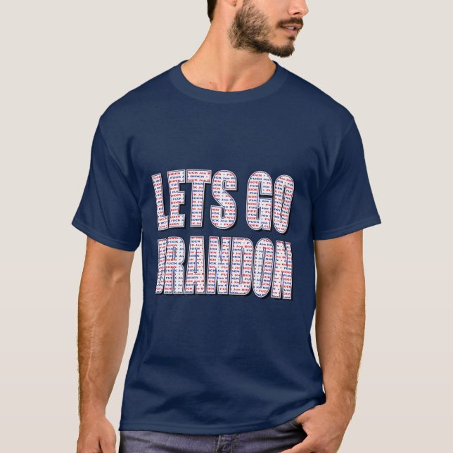 Låt oss Go Brandon FJB T Shirt (Framsida)