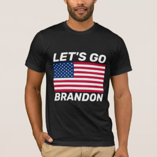 LÅT OSS GO BRANDON! FLAGGA T-SHIRTS T-SHIRT