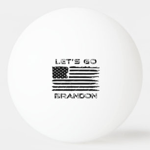 Låt oss Go Brandon Funny Biden Chant Distress Fla Pingisboll