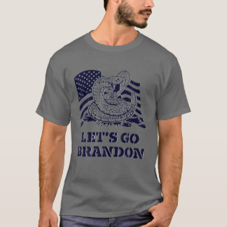 Låt oss Go Brandon Gadsden Flagga T Shirt