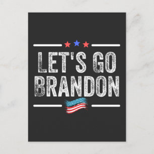 Låt oss Go Brandon Helg Vykort