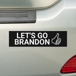 Låt oss Go Brandon II Bumper Sticker Bildekal