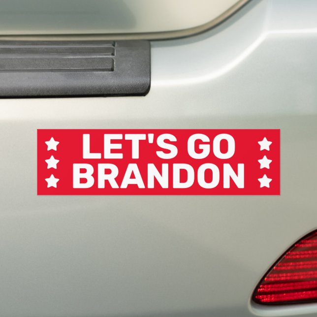 Låt oss Go Brandon IVR Bumper Sticker Bildekal (På Bil)