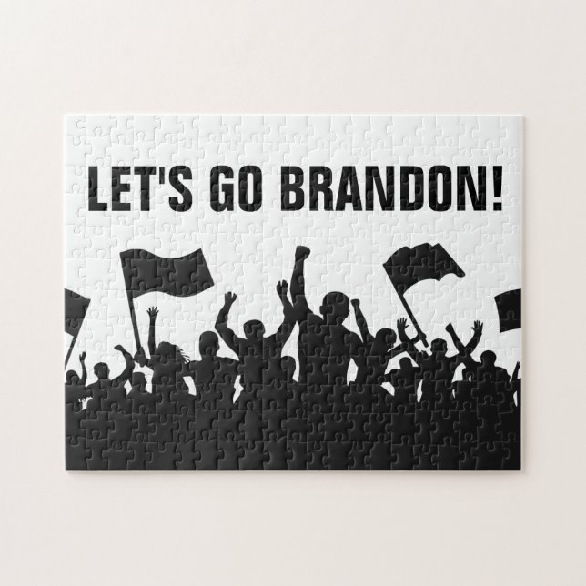 LÅT OSS GO BRANDON! JIGSAW PUZZLES PUSSEL (Horisontell)