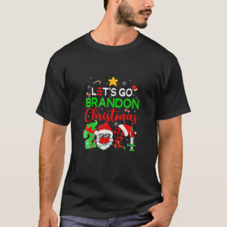Låt oss Go Brandon jul 2021 Fläkt Julafton T Shirt