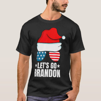 Låt oss Go Brandon jul Funny T Shirt