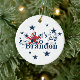 Låt oss Go Brandon jul Ornament