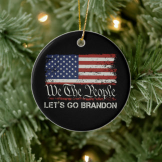 Låt oss Go Brandon Julgransprydnad Keramik