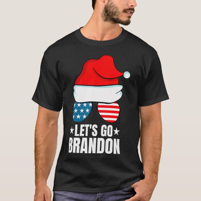 Låt oss Go Brandon julklapp Premium T Shirt (Framsida)