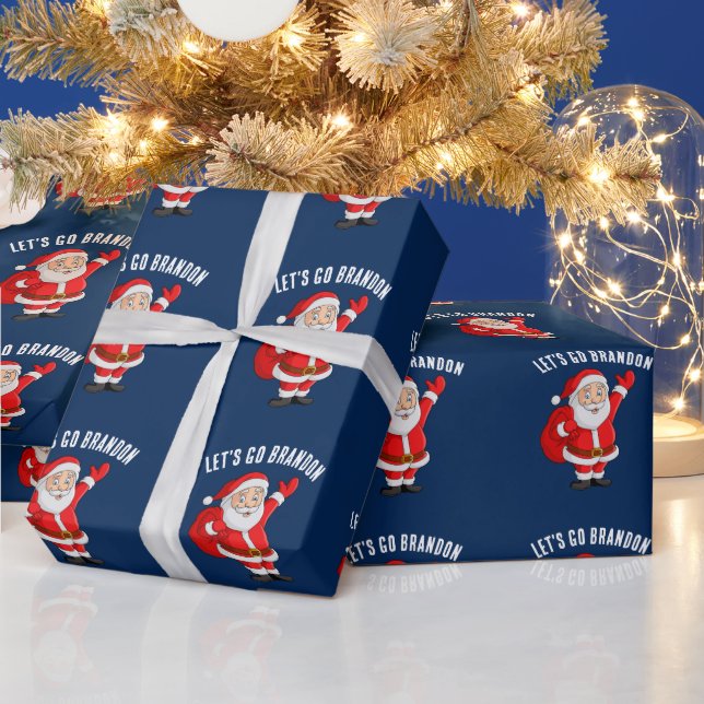 LÅT OSS GO BRANDON JULTOMTEN CHRISTMAS PRESENTPAPPER (Helgdagar)