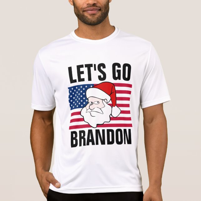LÅT OSS GO BRANDON JULTOMTEN T-Shirts (Framsida)