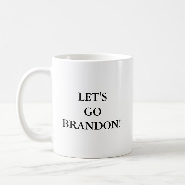 Låt oss Go Brandon! Kaffemugg (Vänster)