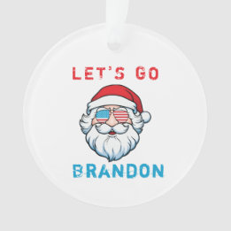 Låt oss Go Brandon Konservativ Funny Ornament