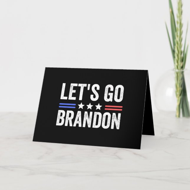 Låt oss Go Brandon Kort (Framsida)