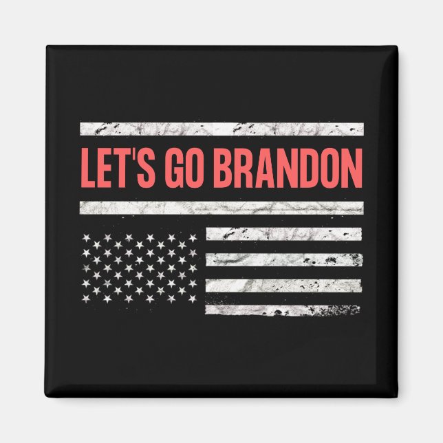 Låt oss Go Brandon Magnet (Framsidan)