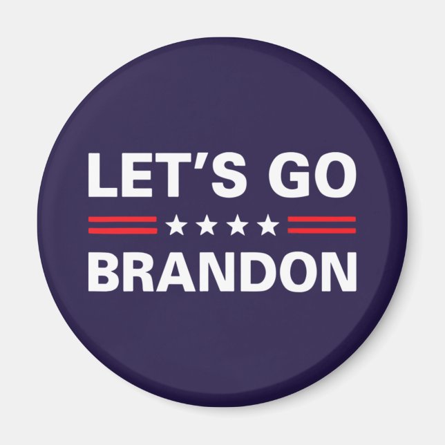 Låt oss Go Brandon Magnet (Framsidan)