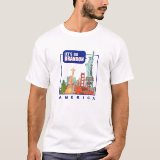 Låt oss Go Brandon Meme T Shirt