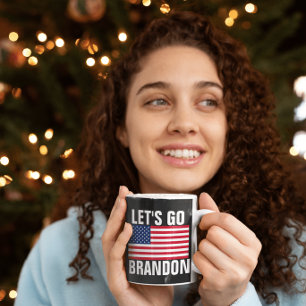 LÅT OSS GO BRANDON PATRIOTIC KAFFE KOPPAR