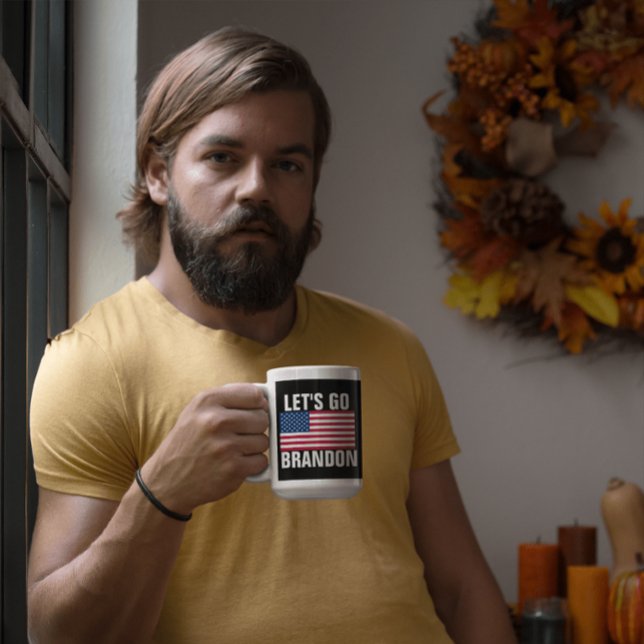 LÅT OSS GO BRANDON PATRIOTIC KAFFE KOPPAR (Skapare uppladdad)