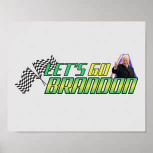 Låt oss Go Brandon Poster