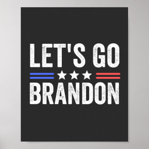 Låt oss Go Brandon Poster