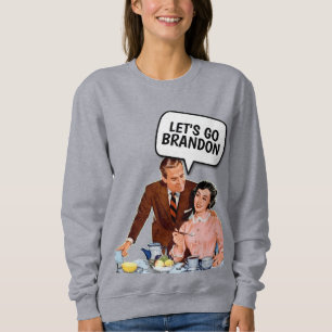 LÅT OSS GO BRANDON RETRO 1950'S COUPLE T-SHIRTS