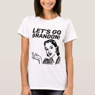 LÅT OSS GO BRANDON! RETRO HOUSEWIFE T-SHIRTS TEES