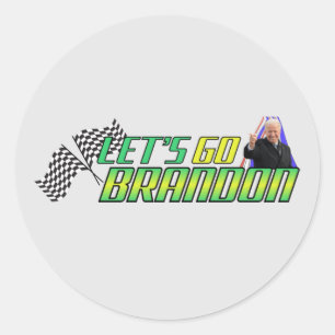 Låt oss Go Brandon Runt Klistermärke