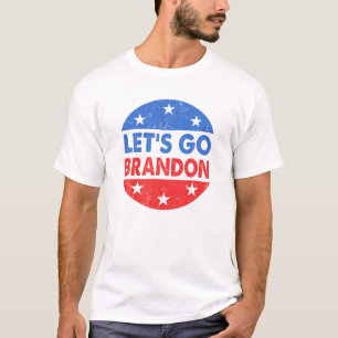 Låt oss Go Brandon S Retro Vintage Stil Lets Go Br T Shirt