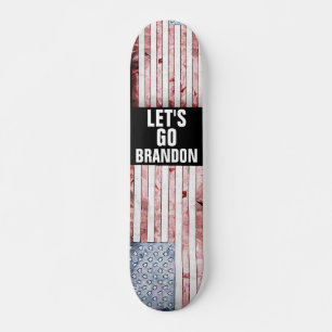 LÅT OSS GO BRANDON Skateboard