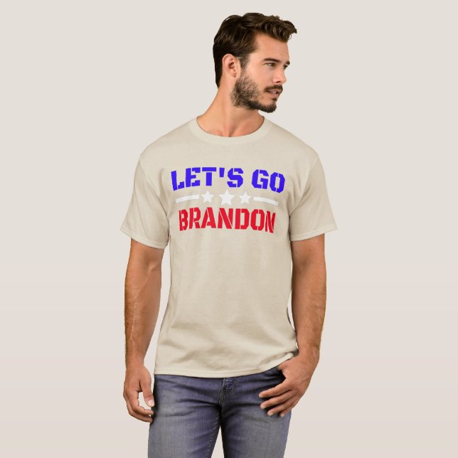 Låt oss Go Brandon T-Shirt (Hel framsida)