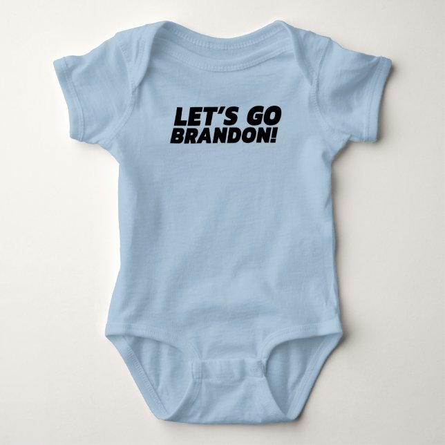 LÅT OSS GO BRANDON! [Teckensnitt 5] Bodykostym Bab T Shirt (Framsida)