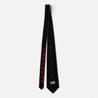 Låt oss Go Brandon Tie! Neck Tie Slips