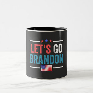 Låt oss Go Brandon Två-Tonad Mugg