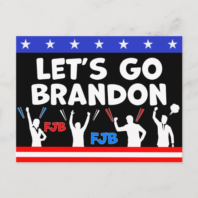 Låt oss Go Brandon Vykort (Framsida)