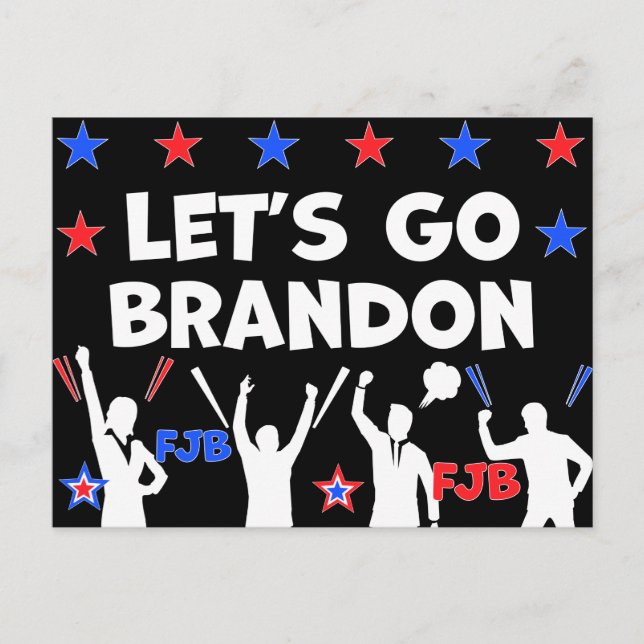 LÅT OSS GO BRANDON VYKORT (Framsida)