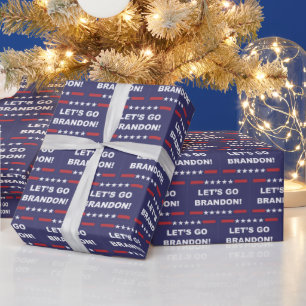 Låt oss Go Brandon Wrapping Papper Presentpapper
