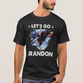 Låt oss Go Branson Brandon Konservativ Anti Libera T Shirt