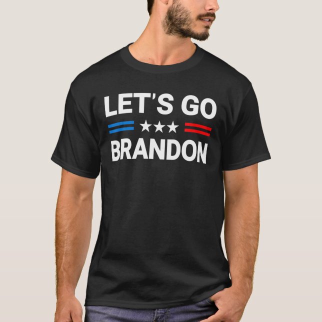 Låt oss Go Branson Brandon Konservativ Anti Libera T Shirt (Framsida)