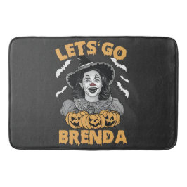 Låt oss Go Brenda Spooky Halloween Kamala Harris Badrumsmatta