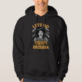 Låt oss Go Brenda Spooky Halloween Kamala Harris Hoodie