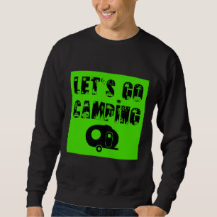 Låt oss Go Camping - Fiberglass Egg Lång Ärmad Tröja