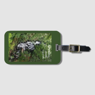 Låt oss Go Chasing Waterfalls Luggage Tag Bagagebricka