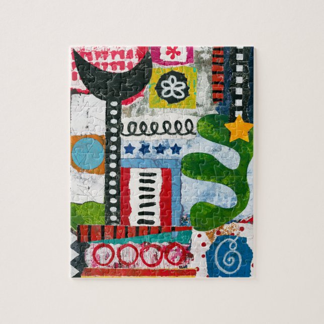 Låt oss Go Dancing Jigszle Puzzle Pussel (Vertikal)