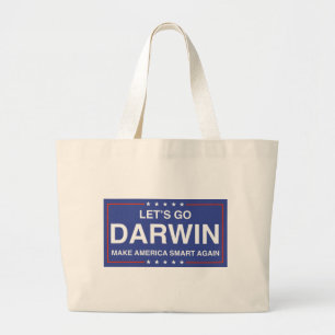 Låt oss Go Darwin - Gör Amerika smart igen Jumbo Tygkasse